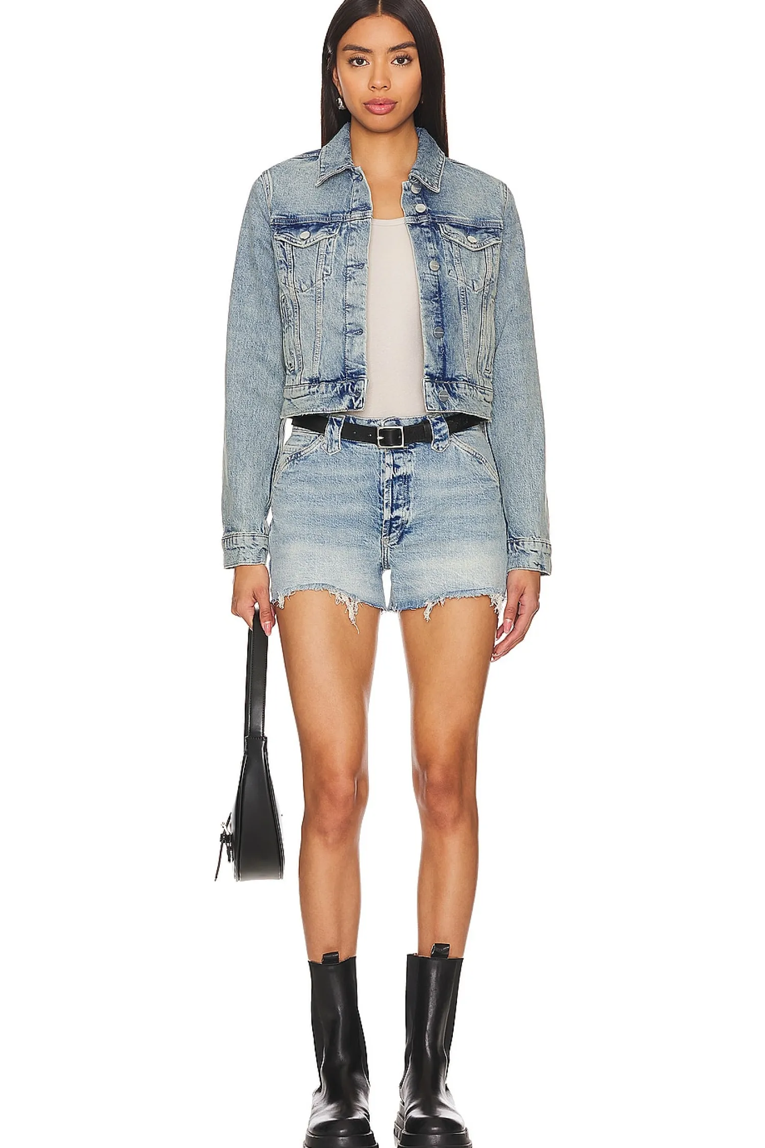 Women ALLSAINTS Jackets & Coats>Juno Denim Jacket