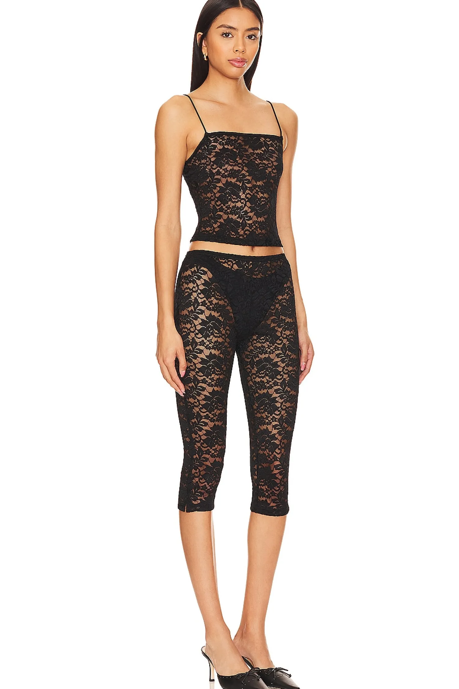 Women superdown Jumpsuits>Justine Sheer Capri Set