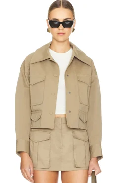 Women Shona Joy Jackets & Coats>Kai Patch Pocket Crop Jacket