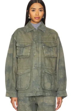 Women GRLFRND Jackets & Coats>Kaia Oversized Drawstring Jacket
