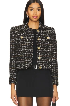 Women L'AGENCE Jackets & Coats>Kasey Bracelet Sleeve Jacket