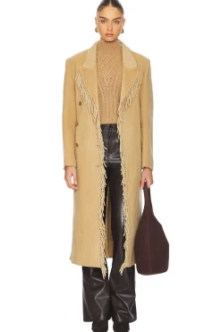 Women Bubish Jackets & Coats>Kate Fringe Coat