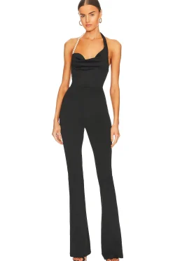 Women Khanums Jumpsuits>Kate Pearl Trim Jumpsuit