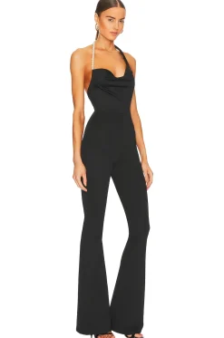Women Khanums Jumpsuits>Kate Pearl Trim Jumpsuit