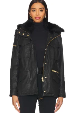 Women SAM. Jackets & Coats>Kate Shearling Trimmed Parka