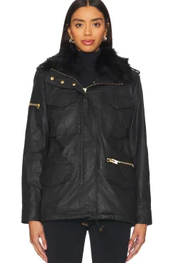 Women SAM. Jackets & Coats>Kate Shearling Trimmed Parka