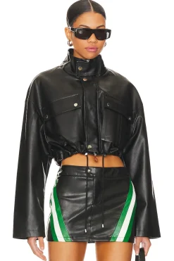Women superdown Jackets & Coats>Katie Faux Leather Jacket