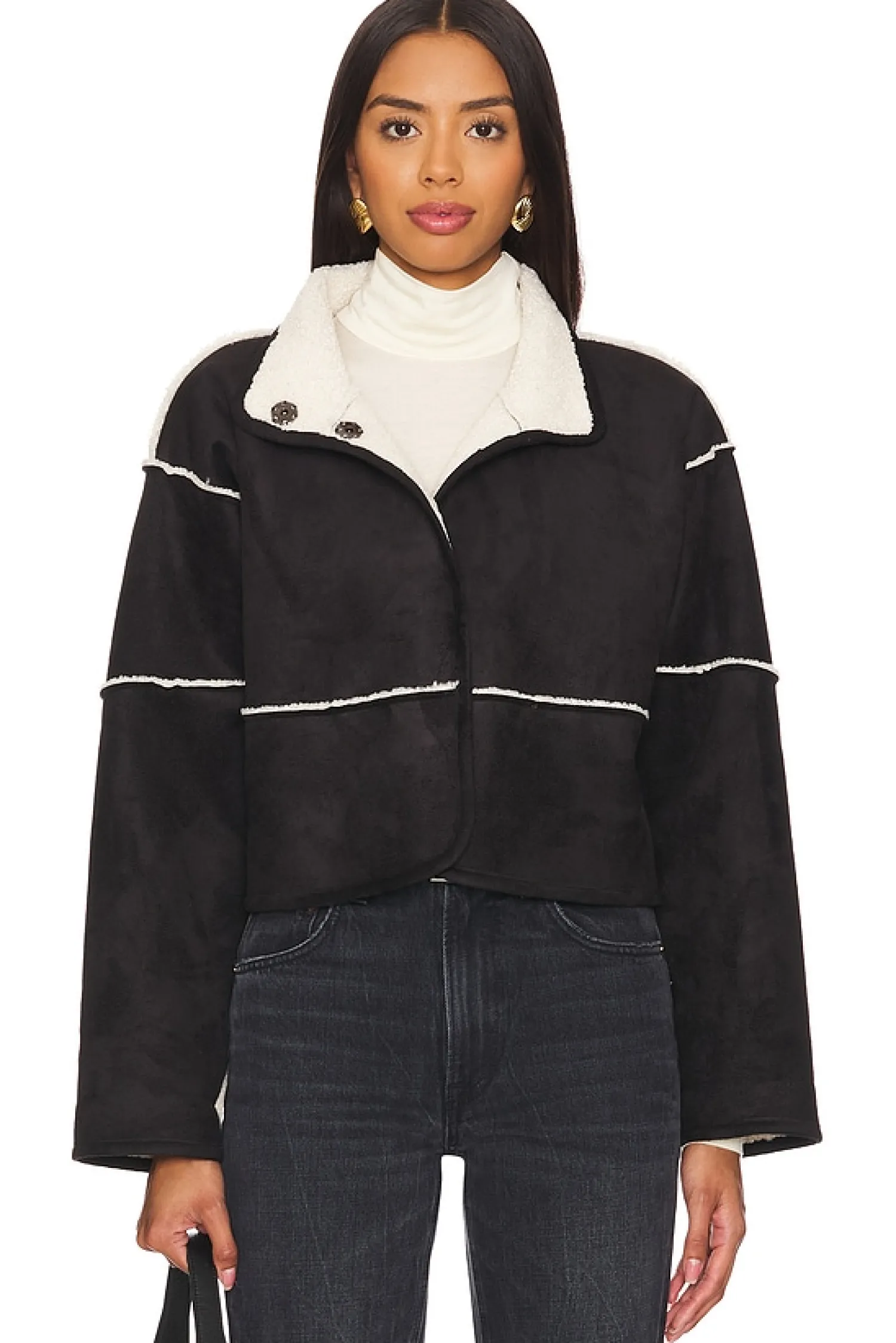 Women Velvet by Graham & Spencer Jackets & Coats>Kelly Reversible Sherpa Jacket