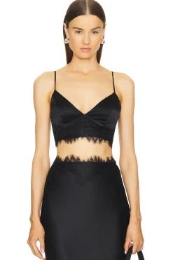 Women L'AGENCE Matching Sets>Kelvis Lace Trim Bra Top