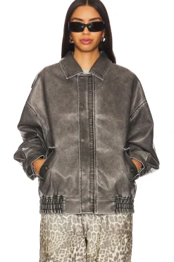 Women LIONESS Jackets & Coats>Kenny Bomber Jacket