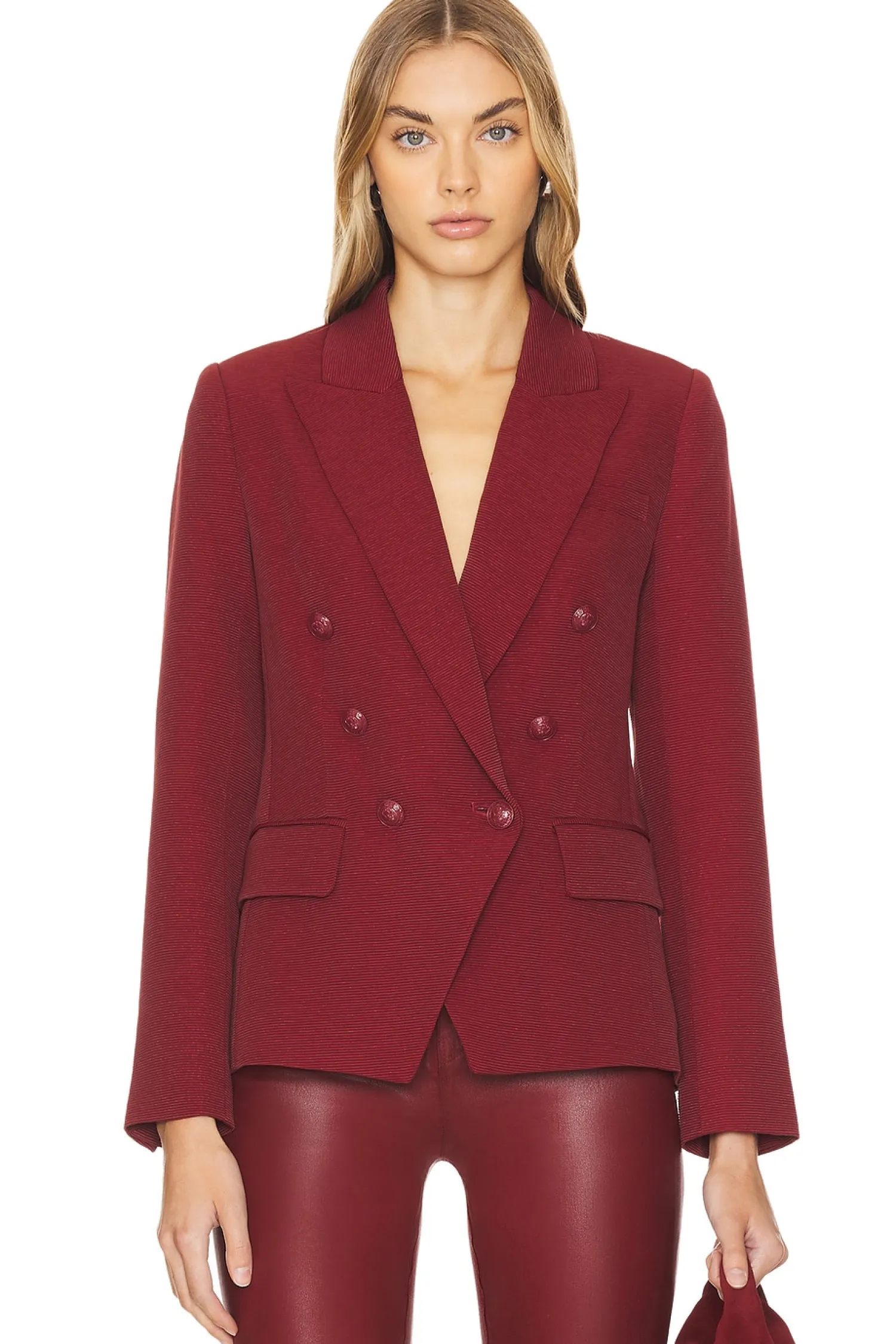 Women L'AGENCE Jackets & Coats>Kenzie Double Breasted Blazer