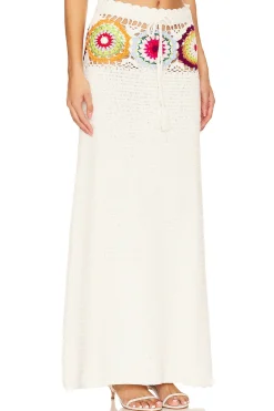 Women Lovers and Friends Matching Sets>Kestrel Crochet Maxi Skirt