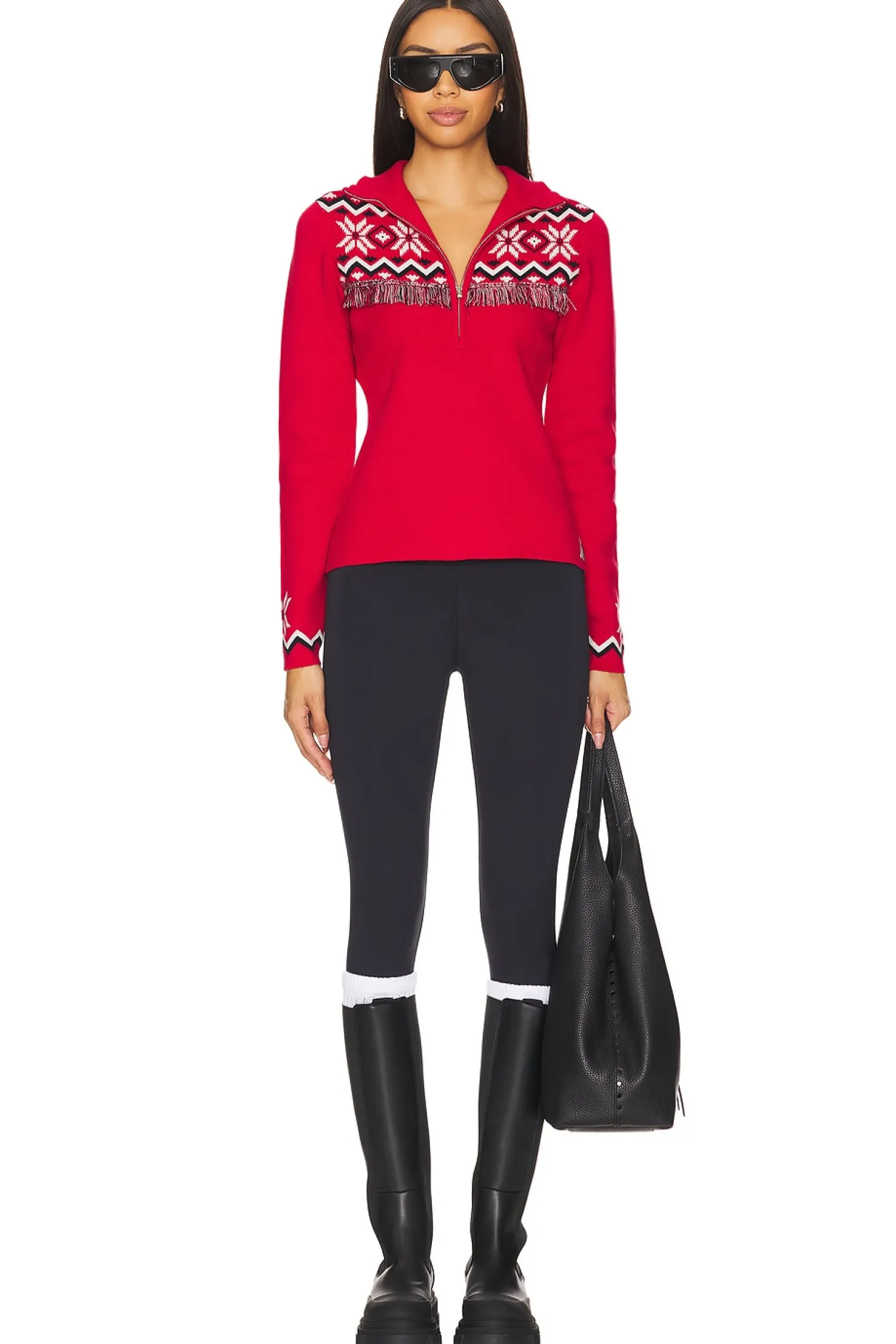 Women THE UPSIDE Matching Sets>Keystone Blanche Half Zip Sweatshirt