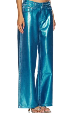Women superdown Pants>Kiara Metallic Jean