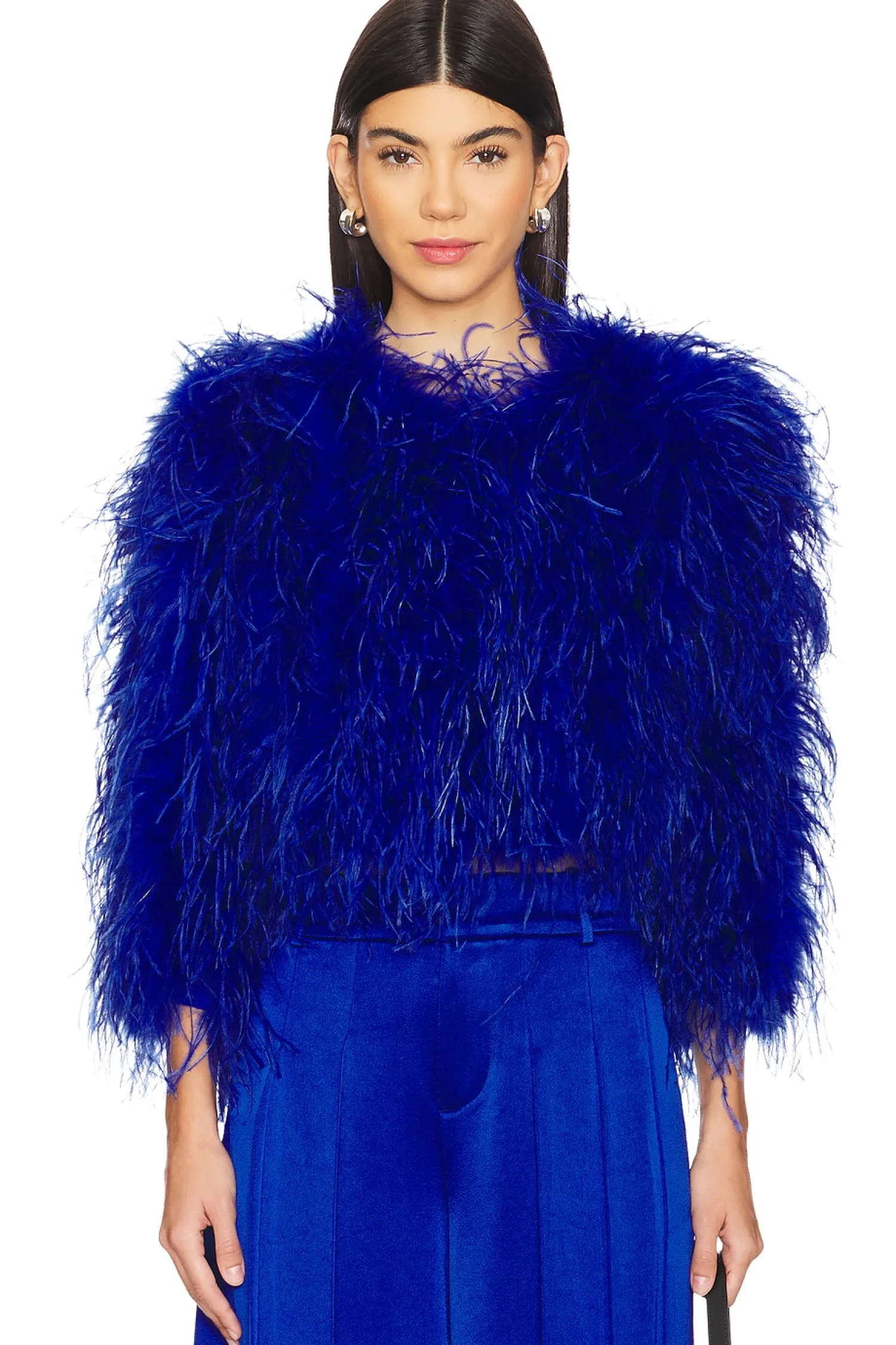 Women Alice + Olivia Jackets & Coats>Kidman Feather Jacket