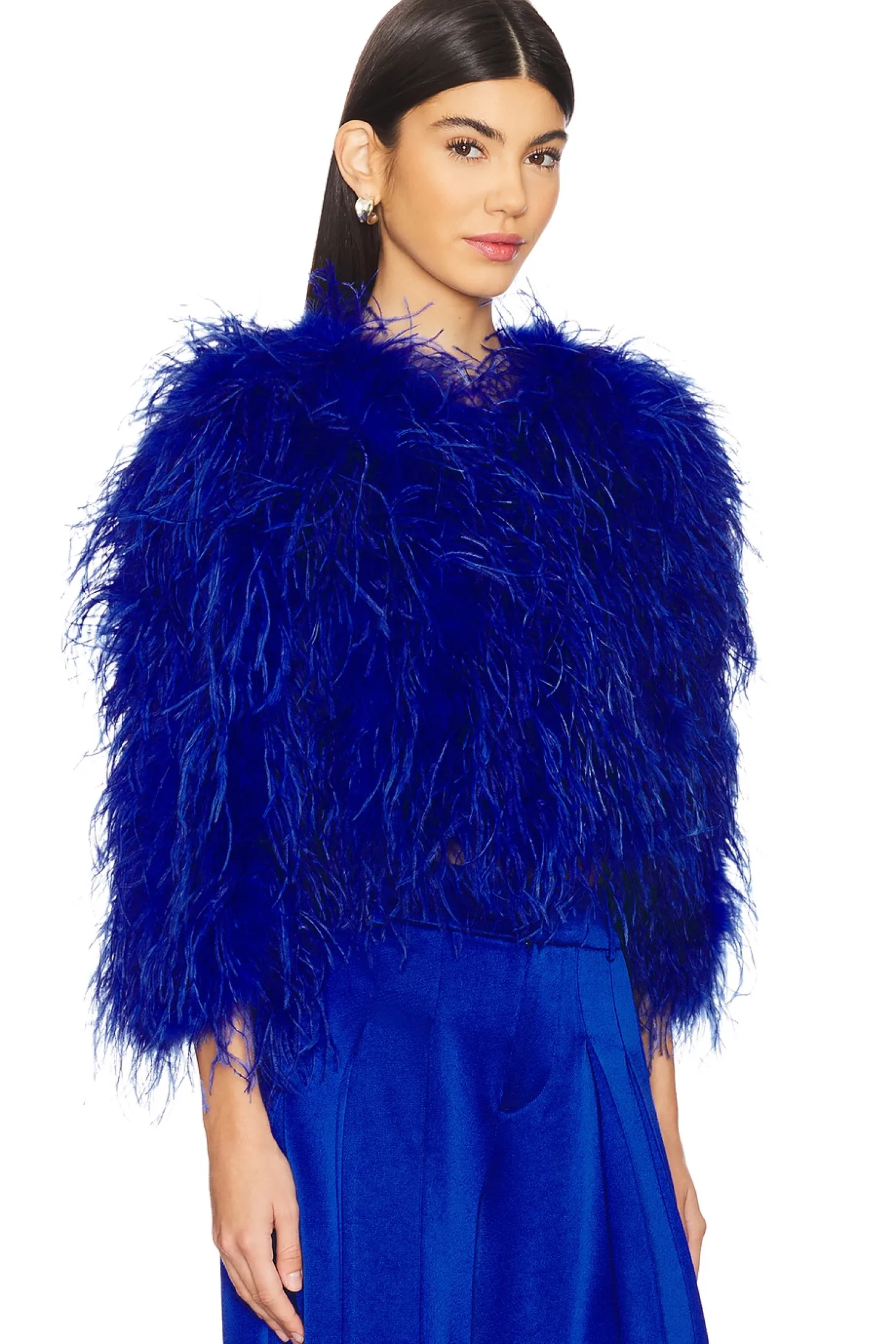 Women Alice + Olivia Jackets & Coats>Kidman Feather Jacket