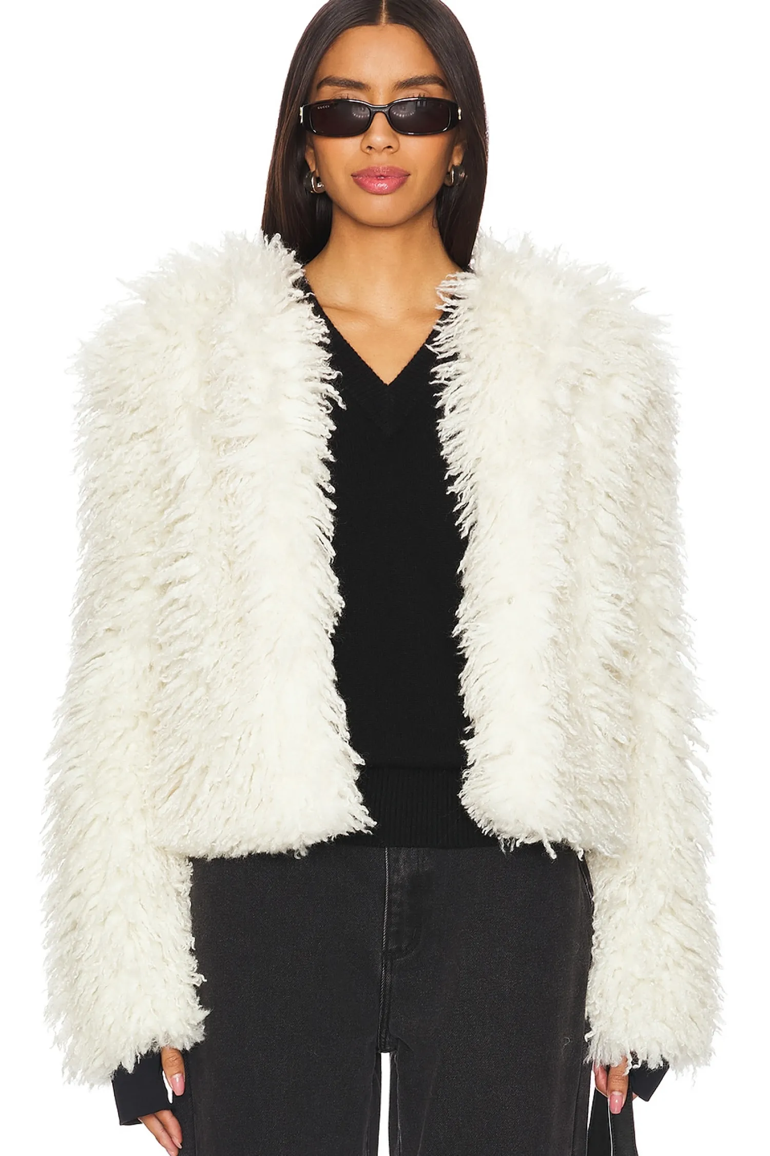 Women SAM. Jackets & Coats>Kiki Faux Fur Jacket