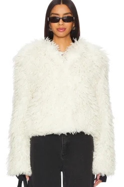 Women SAM. Jackets & Coats>Kiki Faux Fur Jacket
