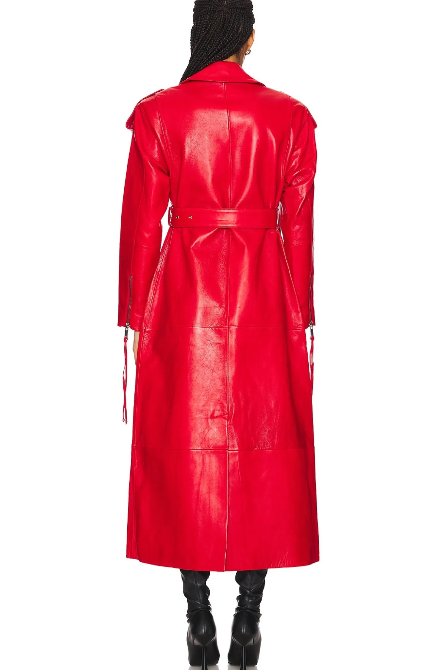 Women retrofete Jackets & Coats>Knightley Leather Trench Coat