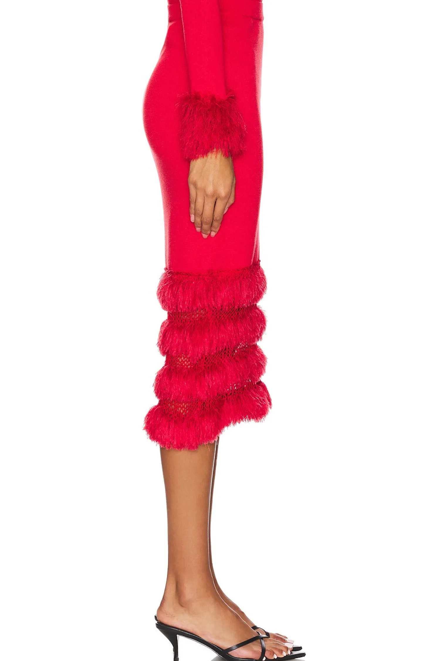 Women ANDREEVA Matching Sets>Knit Skirt With Handmade Details