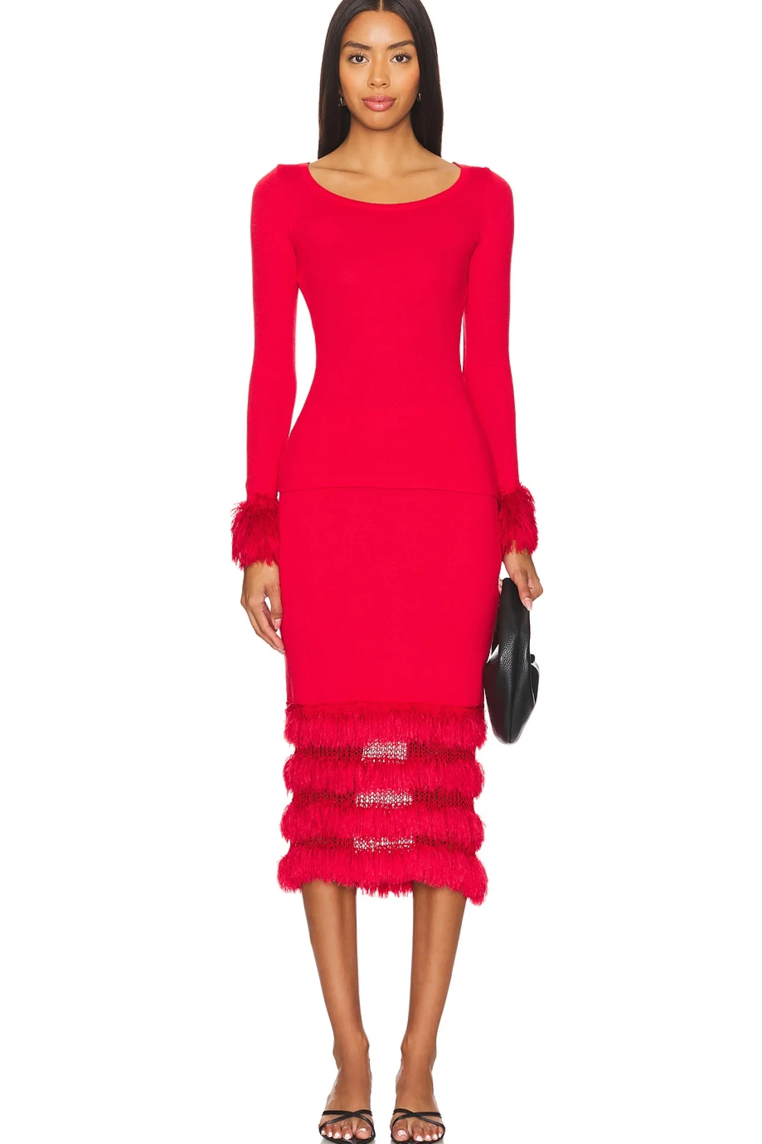 Women ANDREEVA Matching Sets>Knit Skirt With Handmade Details