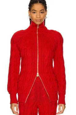 Women Rowen Rose Matching Sets>Knit Turtleneck Cardigan