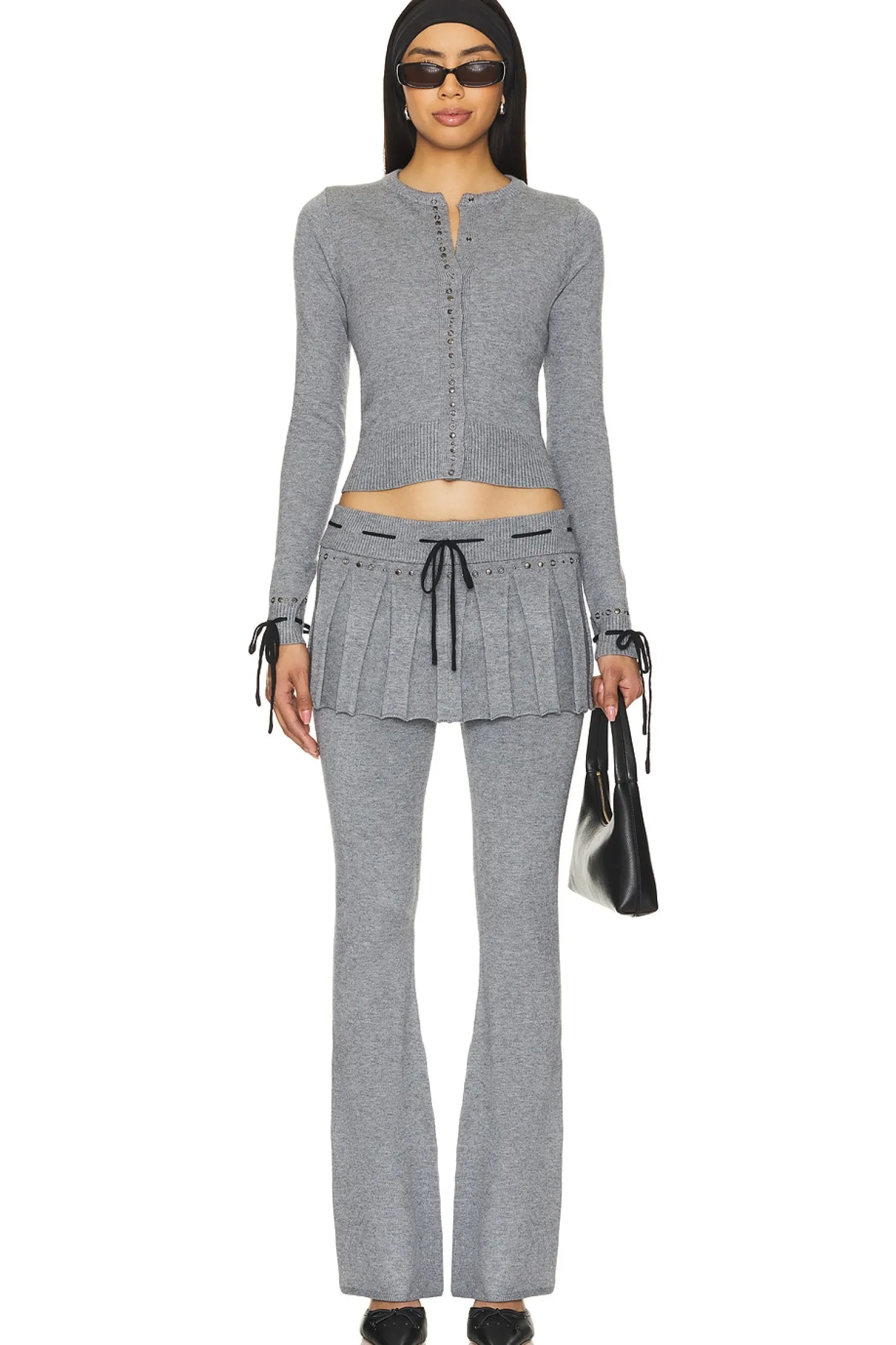 Women Jaded London Pants>Knitted Skirt Trouser