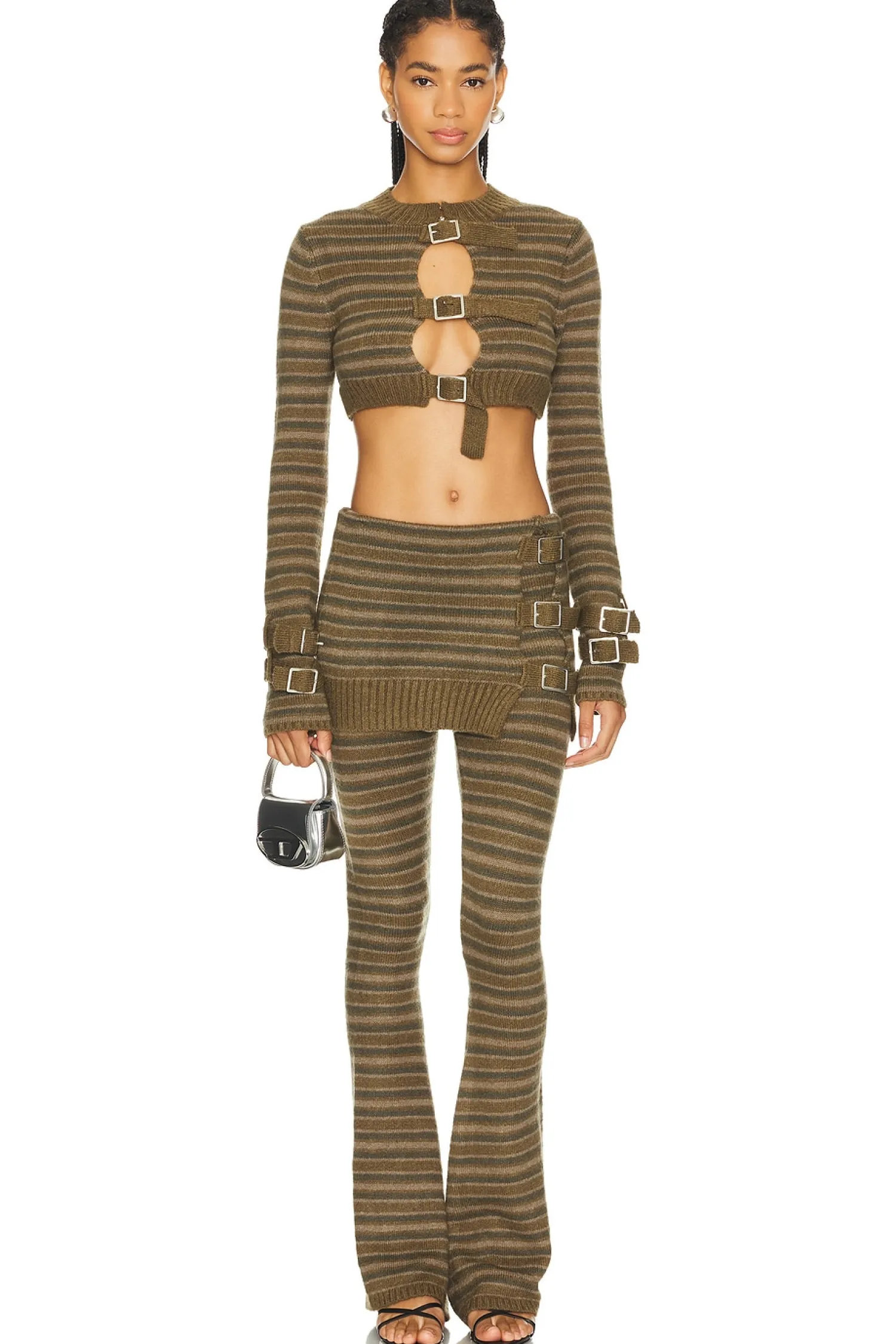Women Jaded London Pants>Knitted Skirt Trouser