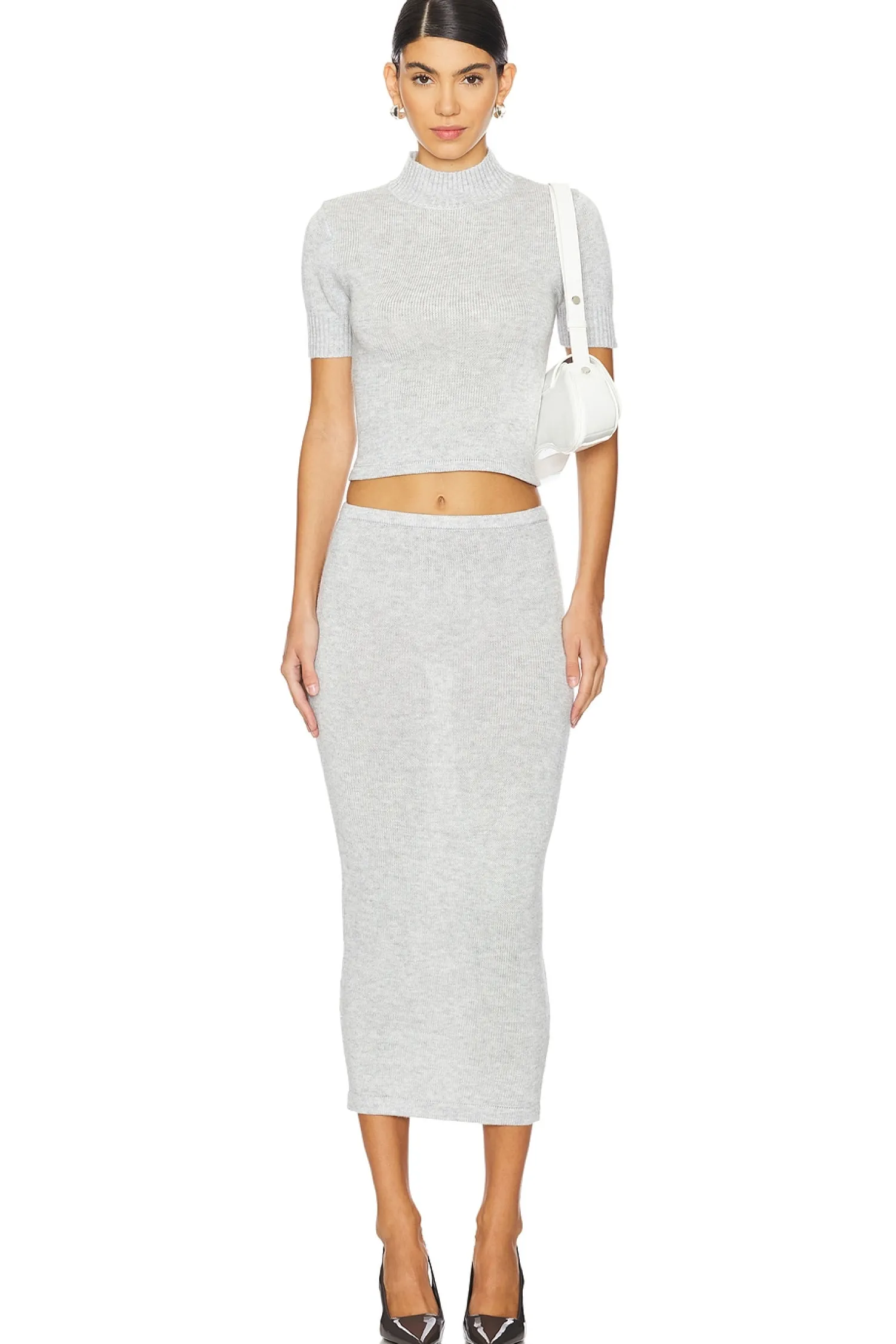 Women SER.O.YA Matching Sets>Koko Knit Tea Length Skirt