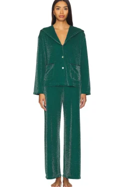 Women Sleeper Lingerie & Sleepwear>Kylie Lurex Hooded Set