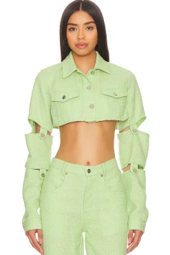 Women LEJE Jackets & Coats>L Crop Jacket