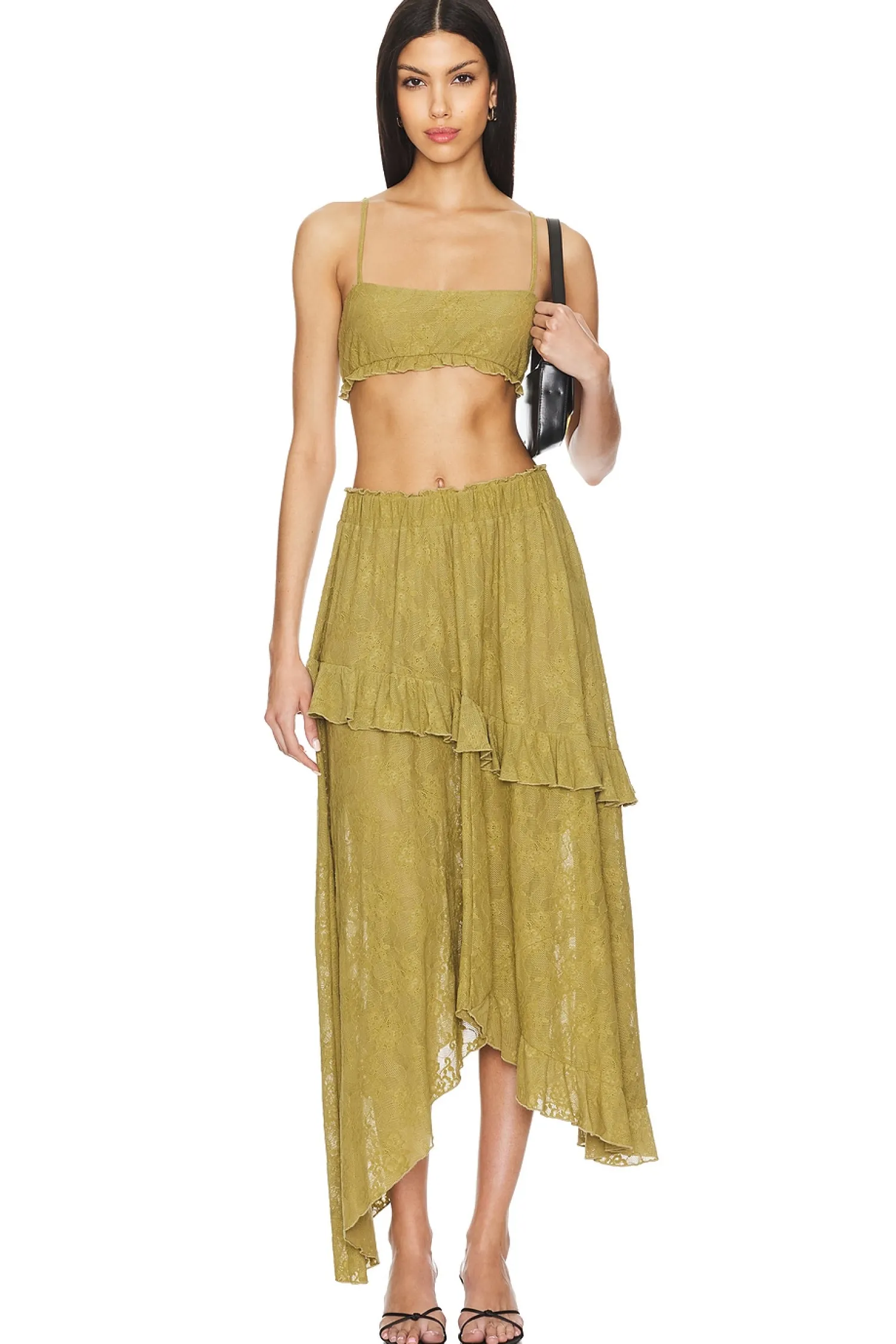Women WeWoreWhat Matching Sets>Lace Bralette