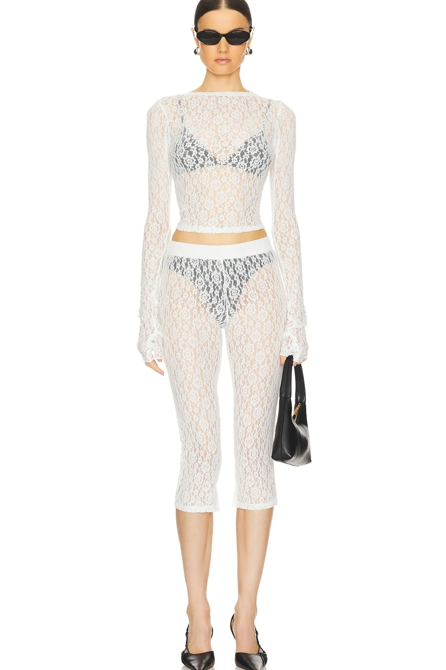 Women EB Denim Pants>Lace Capri