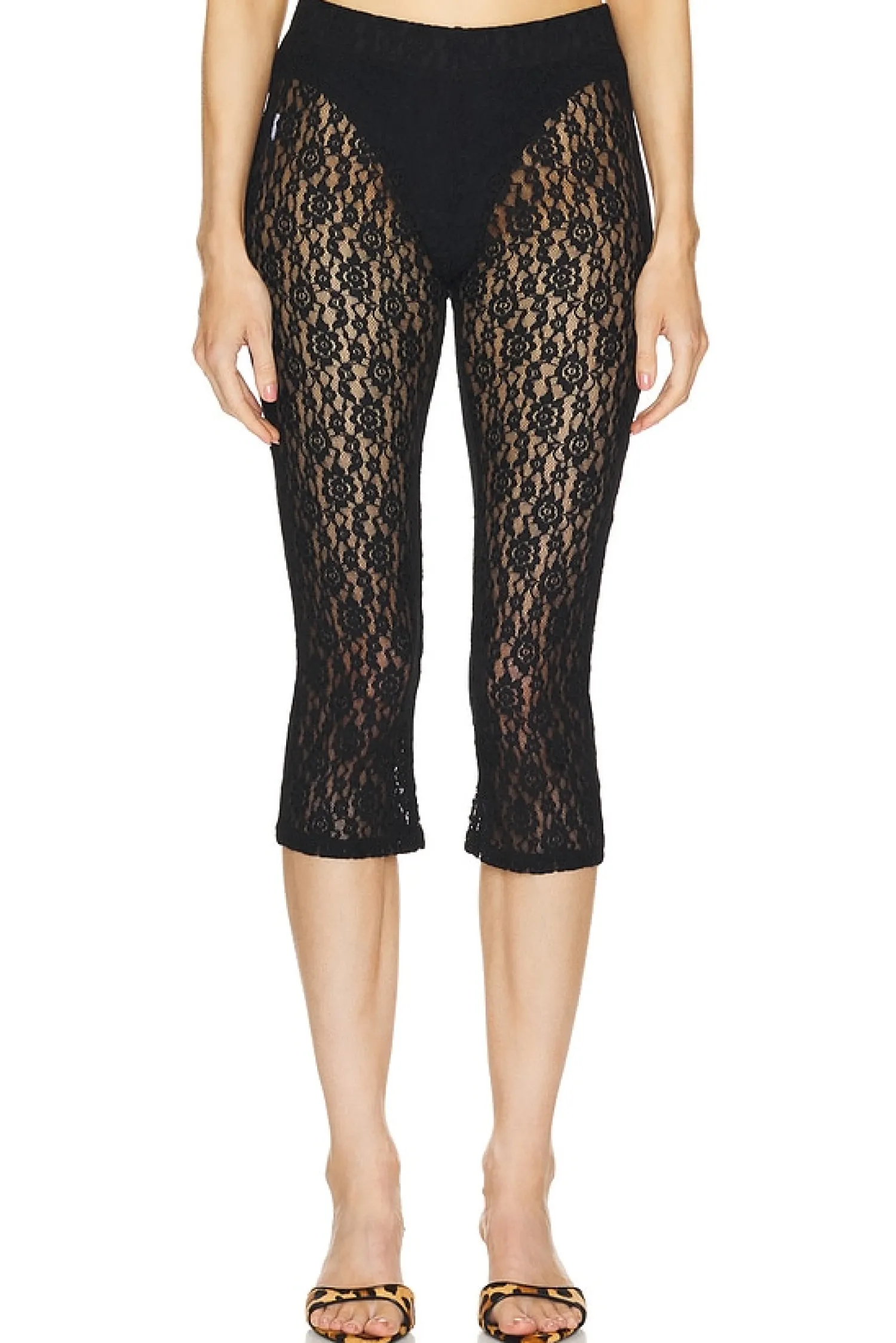 Women EB Denim Pants>Lace Capri