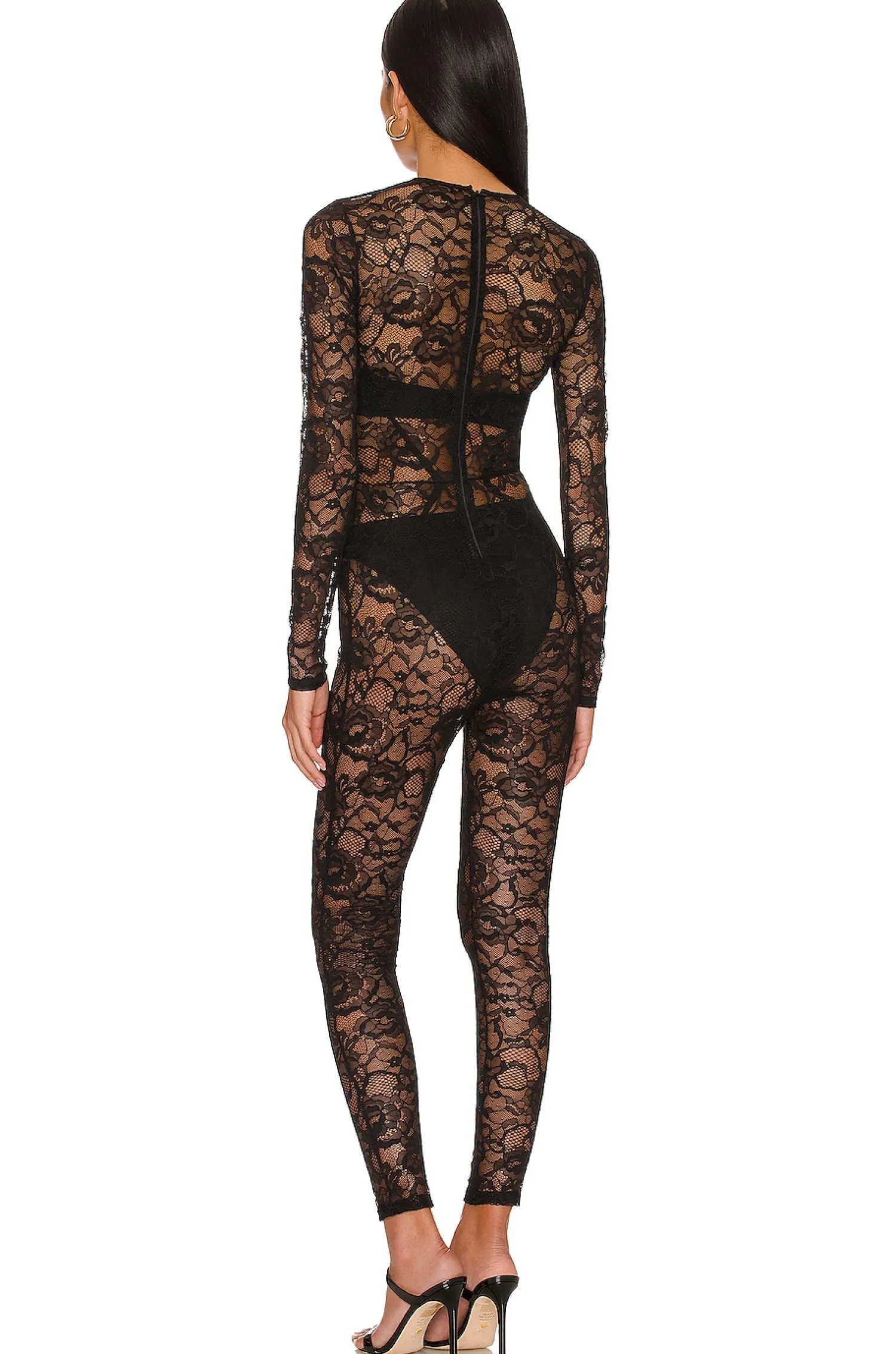 Women fleur du mal Jumpsuits>Lace Catsuit