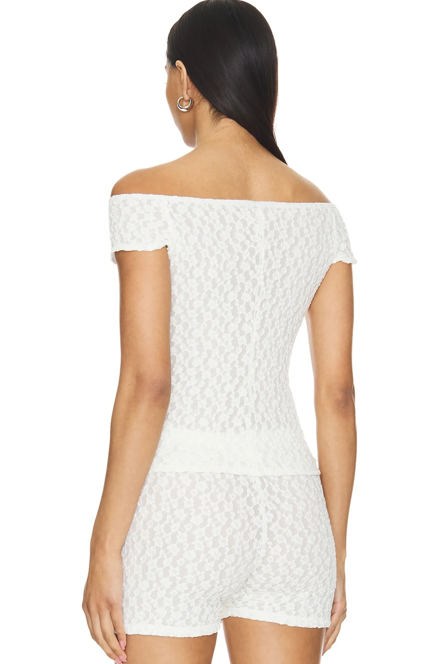 Women BUCI Matching Sets>Lace T-shirt