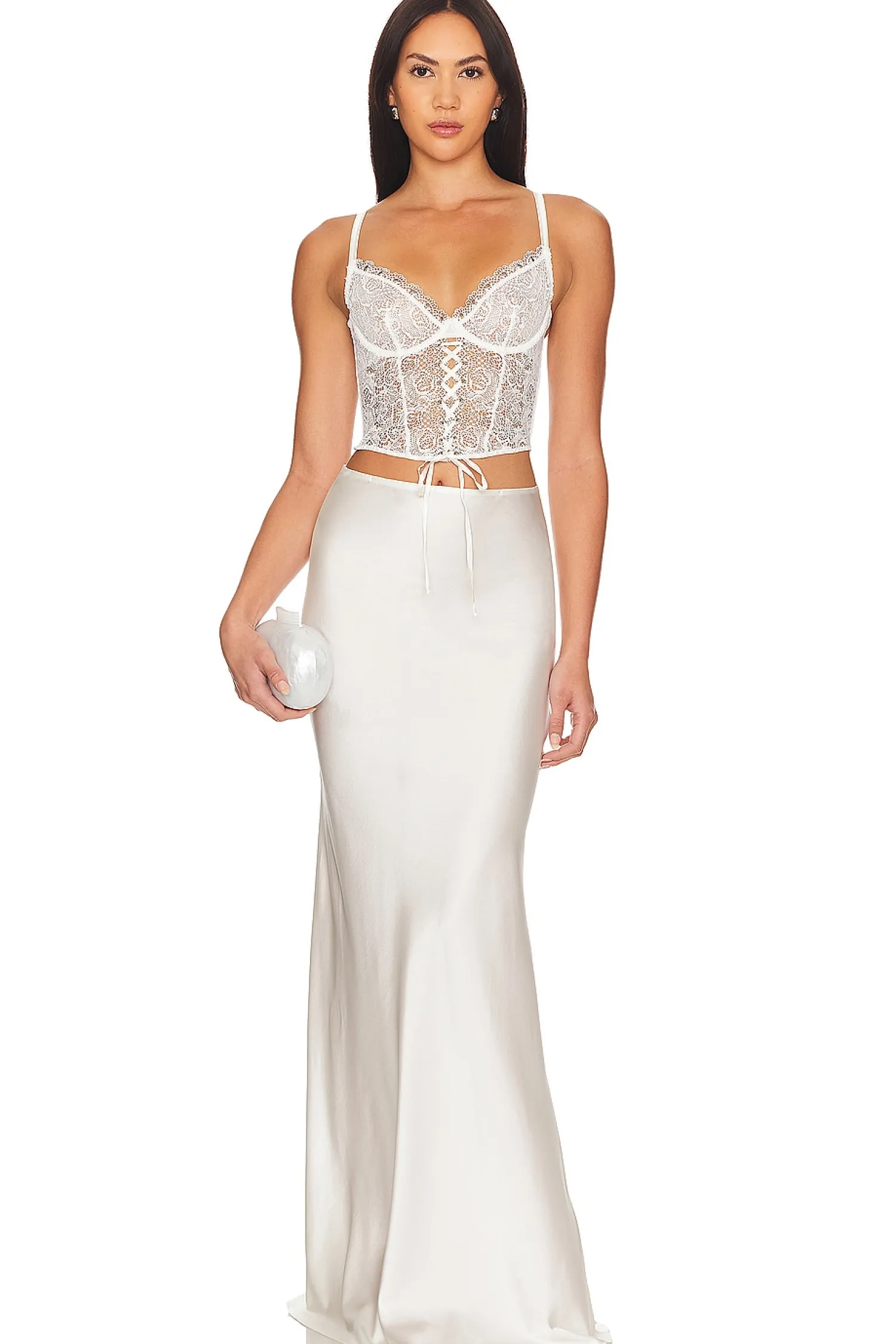 Women fleur du mal Lingerie & Sleepwear>Lace Up Bustier