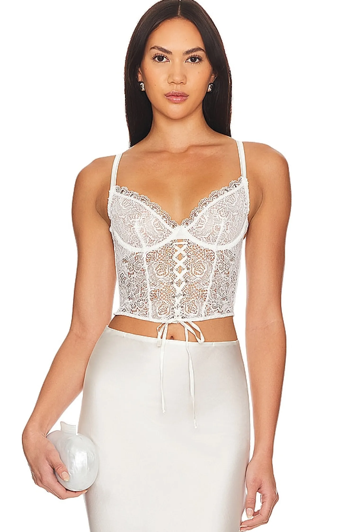 Women fleur du mal Lingerie & Sleepwear>Lace Up Bustier