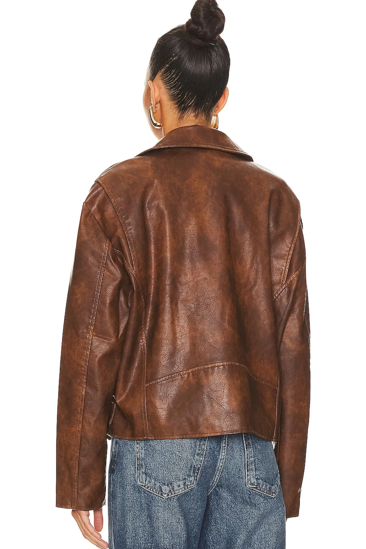 Women superdown Jackets & Coats>Lana Faux Leather Jacket