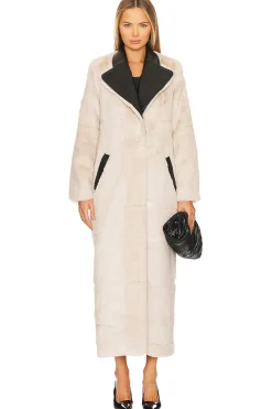 Women NBD Jackets & Coats>Laurence Faux Fur Coat