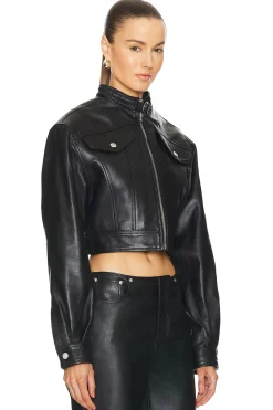 Women Moschino Jeans Jackets & Coats>Leather Jacket
