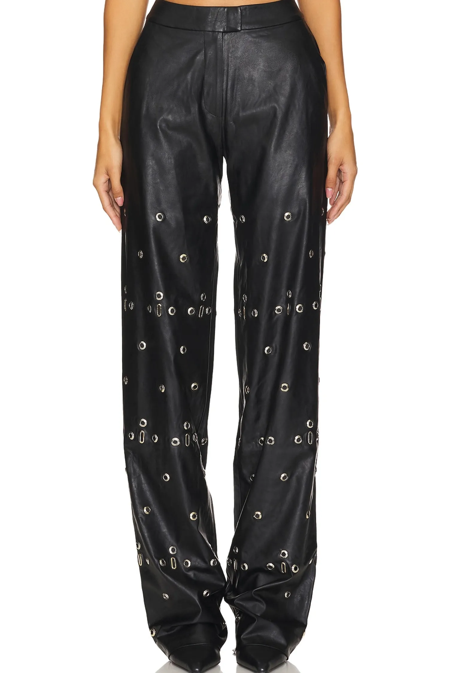 Women Nafsika Skourti Matching Sets>Leather Links Trouser