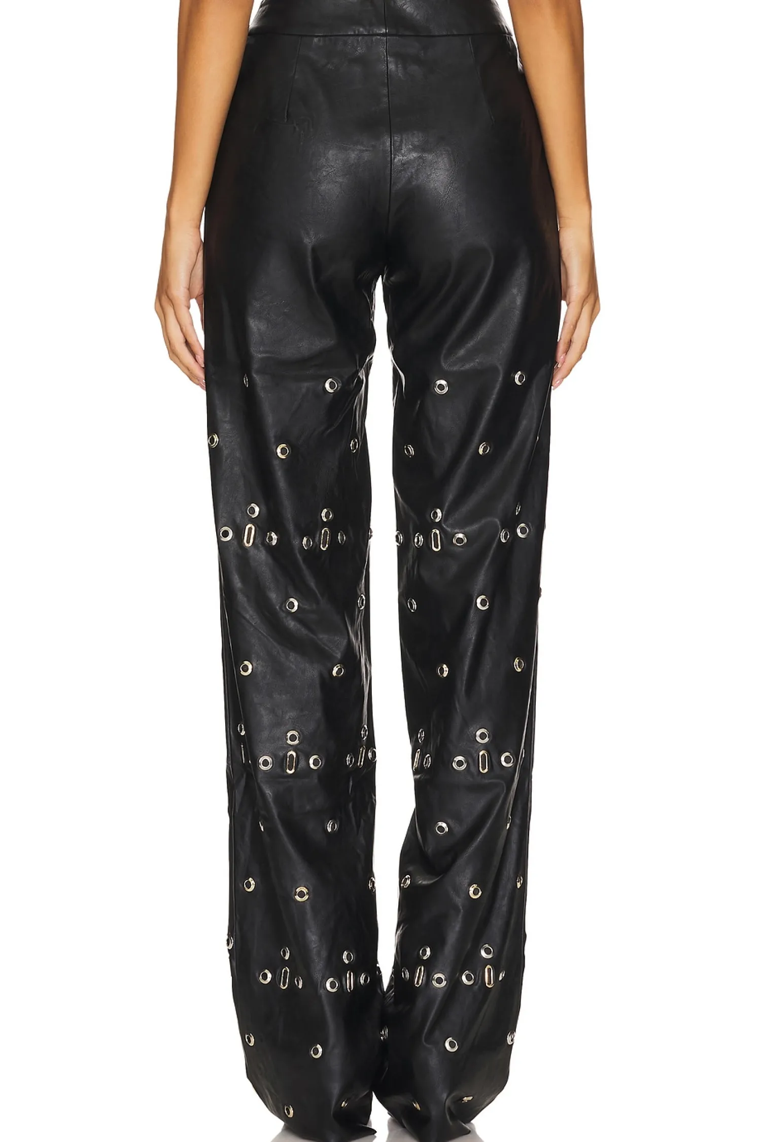 Women Nafsika Skourti Matching Sets>Leather Links Trouser