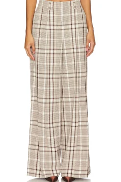 Women SIMKHAI Pants>Leroy Pleated Wide Leg Pant