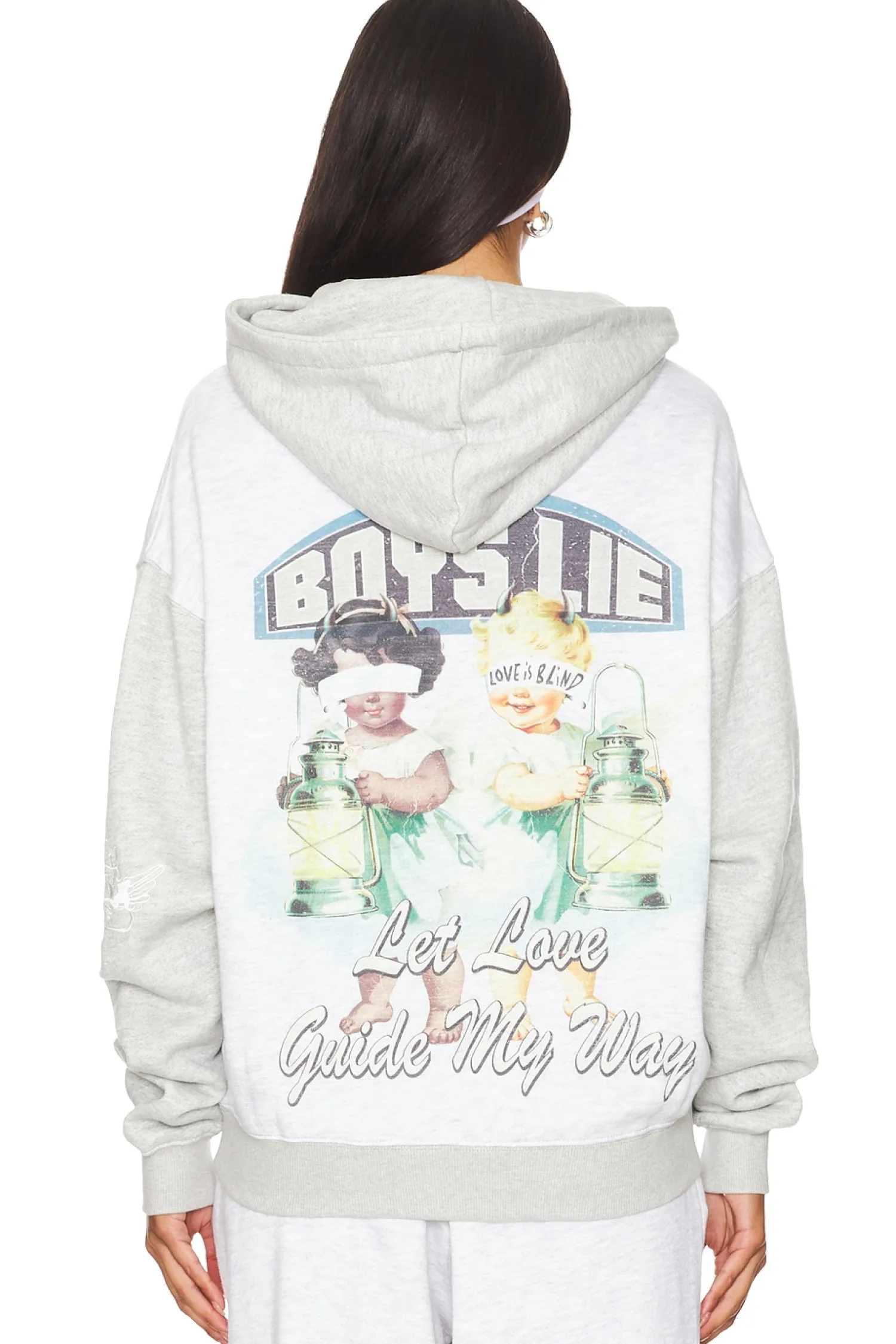 Women Boys Lie Loungewear>Let Love Guide My Way Terry Hoodie