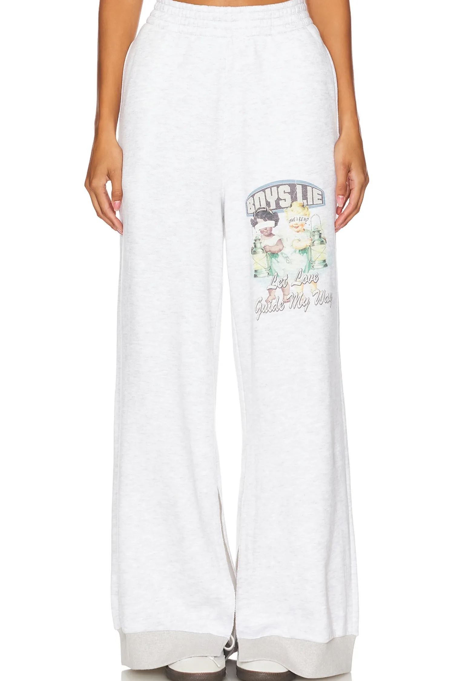 Women Boys Lie Pants|Loungewear>Let Love Guide My Way Terry Sweatpants