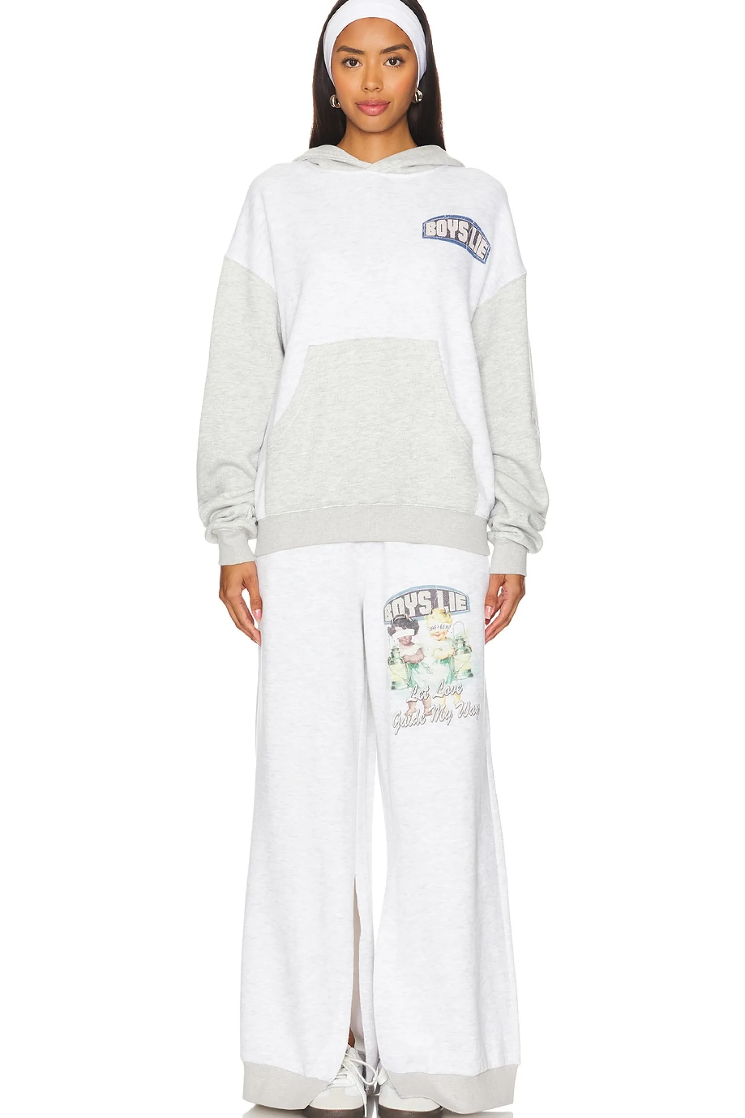 Women Boys Lie Pants|Loungewear>Let Love Guide My Way Terry Sweatpants