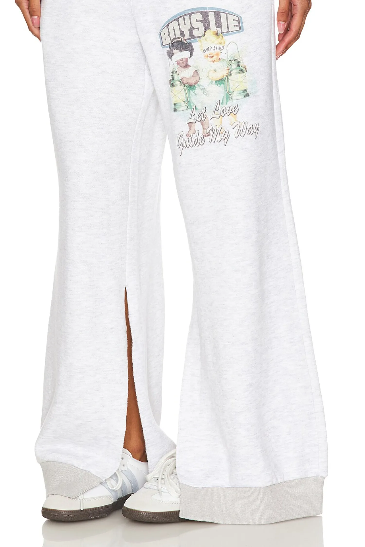 Women Boys Lie Pants|Loungewear>Let Love Guide My Way Terry Sweatpants