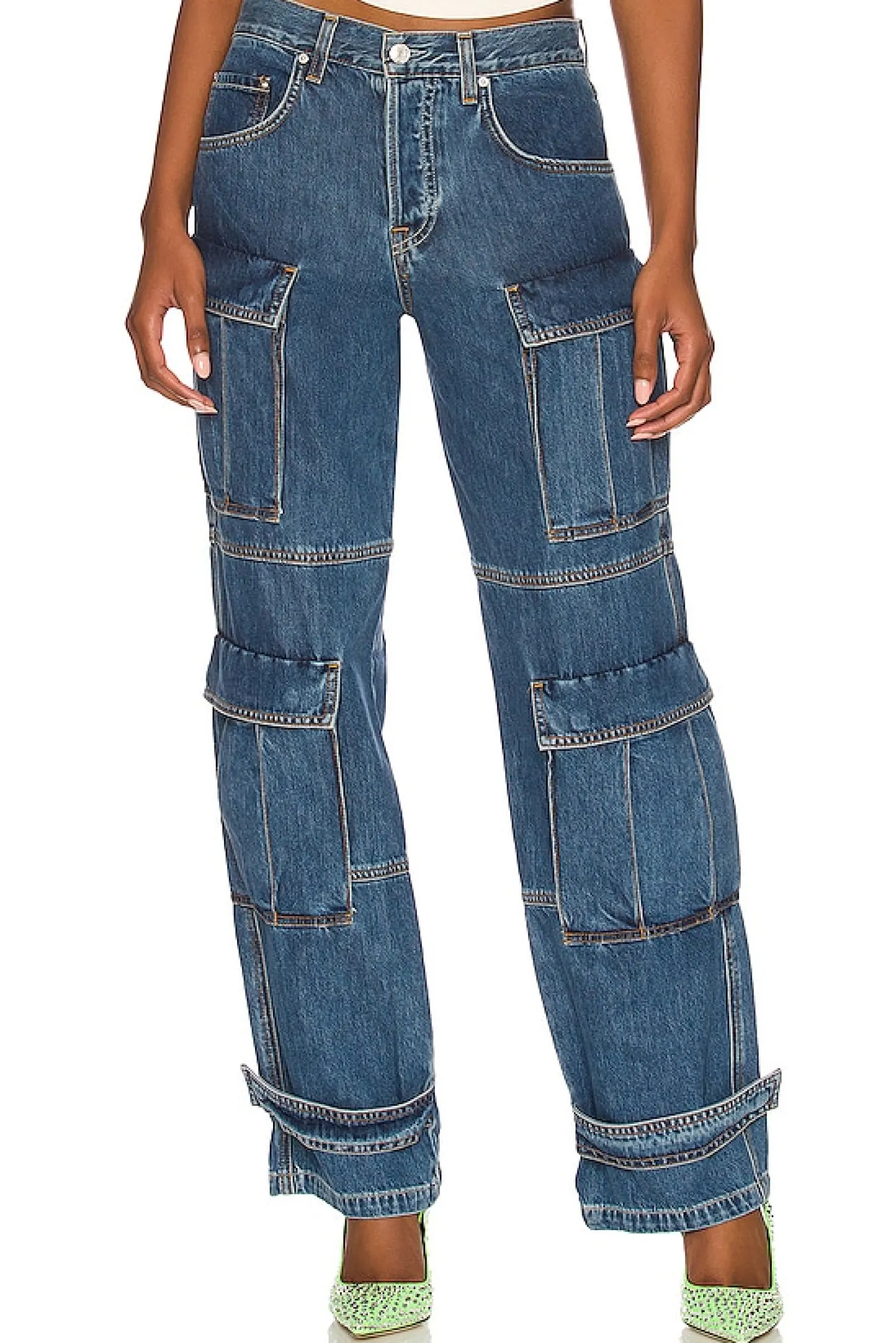 Women GRLFRND Pants>Lex Cargo Jean