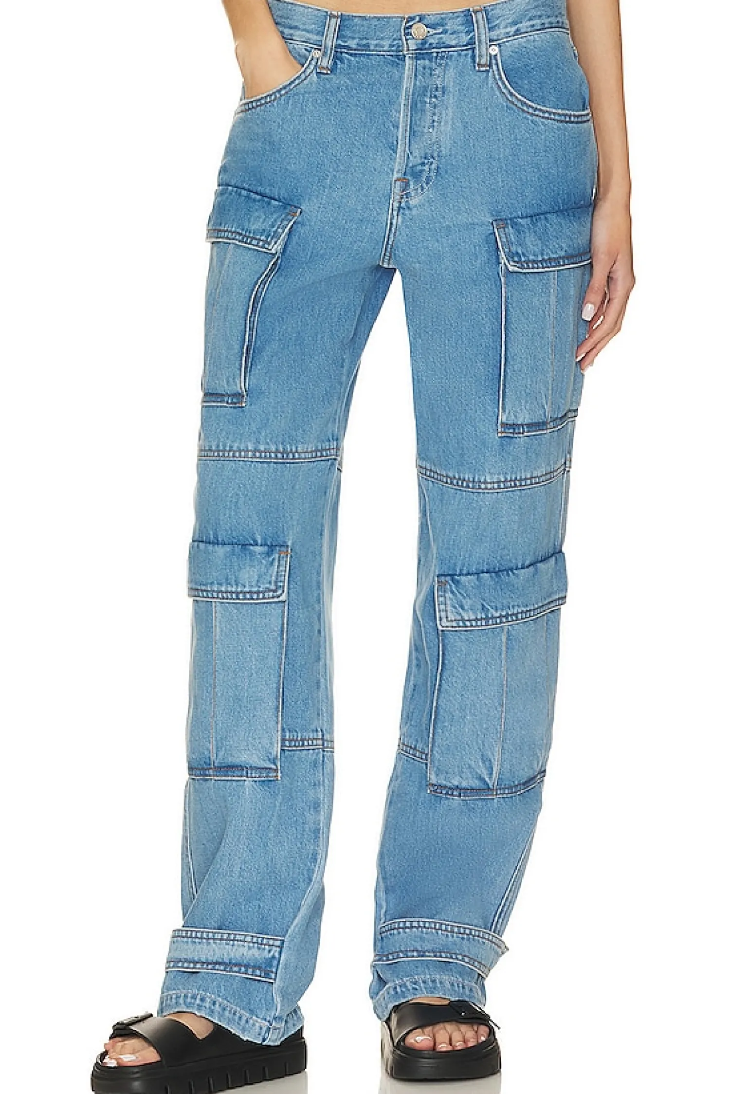 Women GRLFRND Pants>Lex Cargo Jean